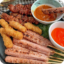 Chả cốm mộc Vinaheo